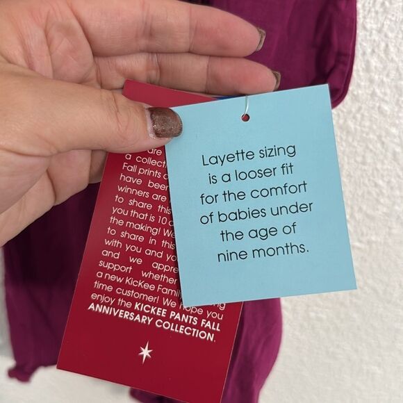 NWT- Kickee pants- bamboo soft orchid pink one-piece- Size 3-6 months - Picture 5 of 7